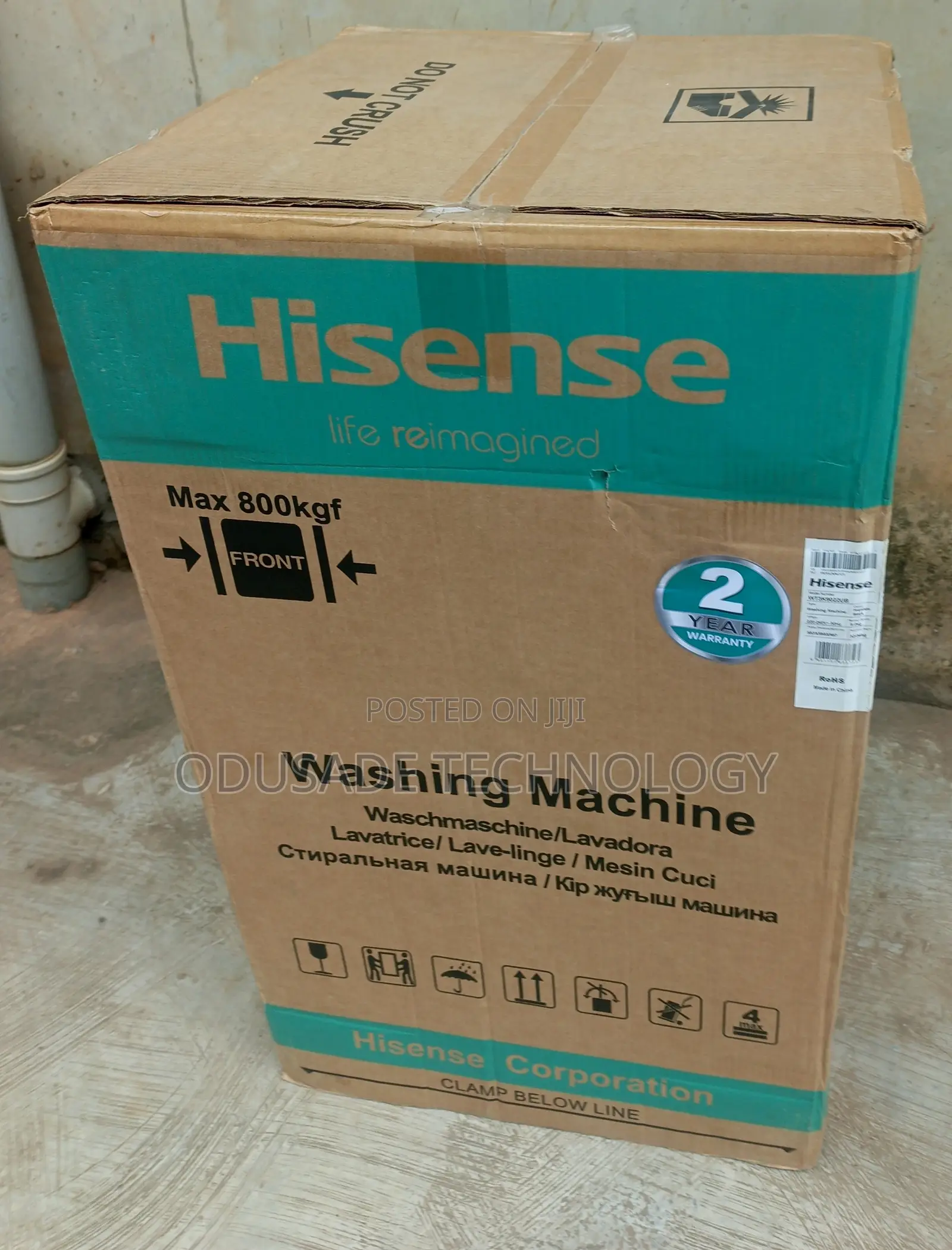 HISENSE Top Loader Washing Machine 9KG