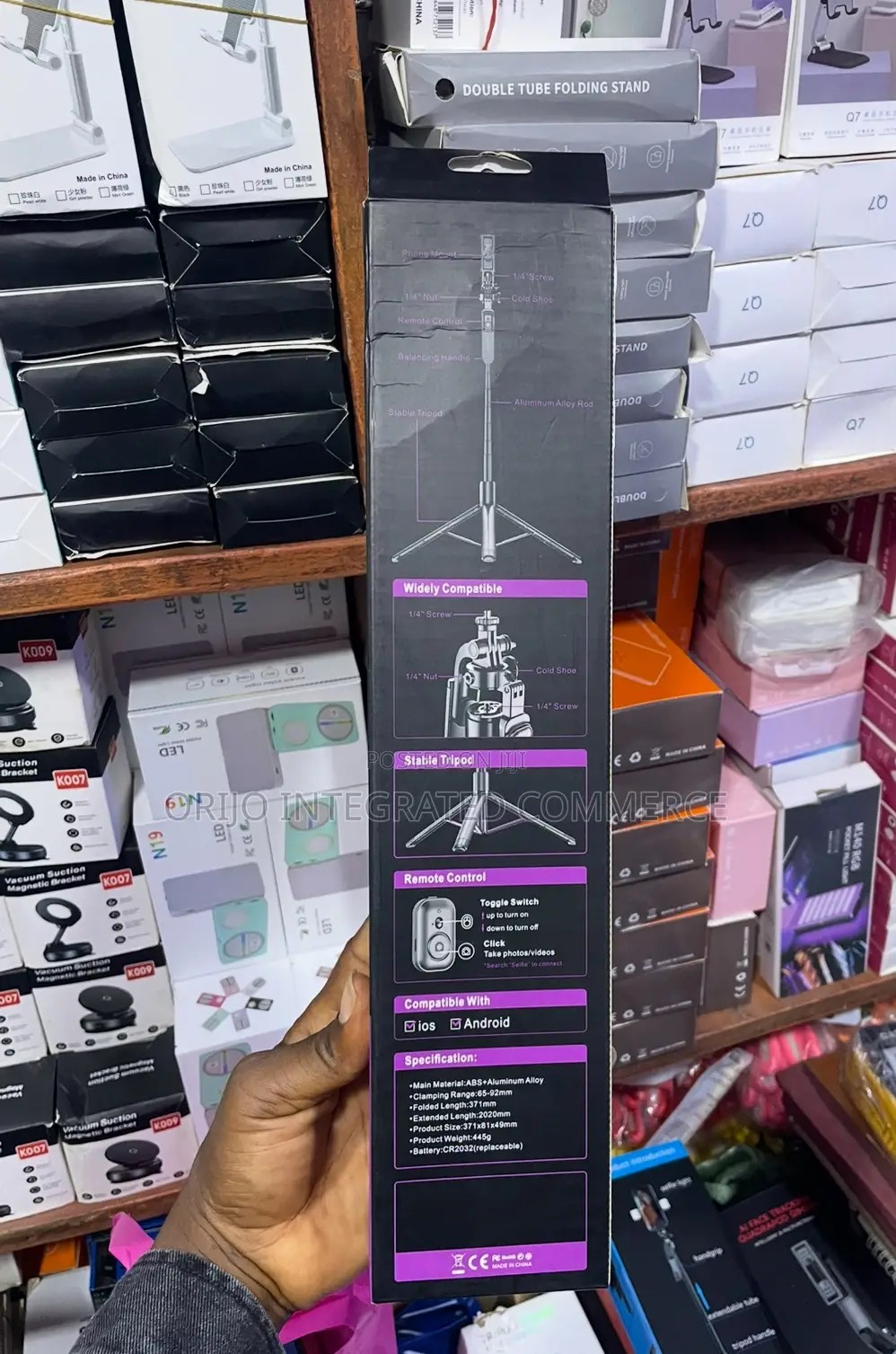 C08 Stable Selfie Stick Tripod 6.68ft Height