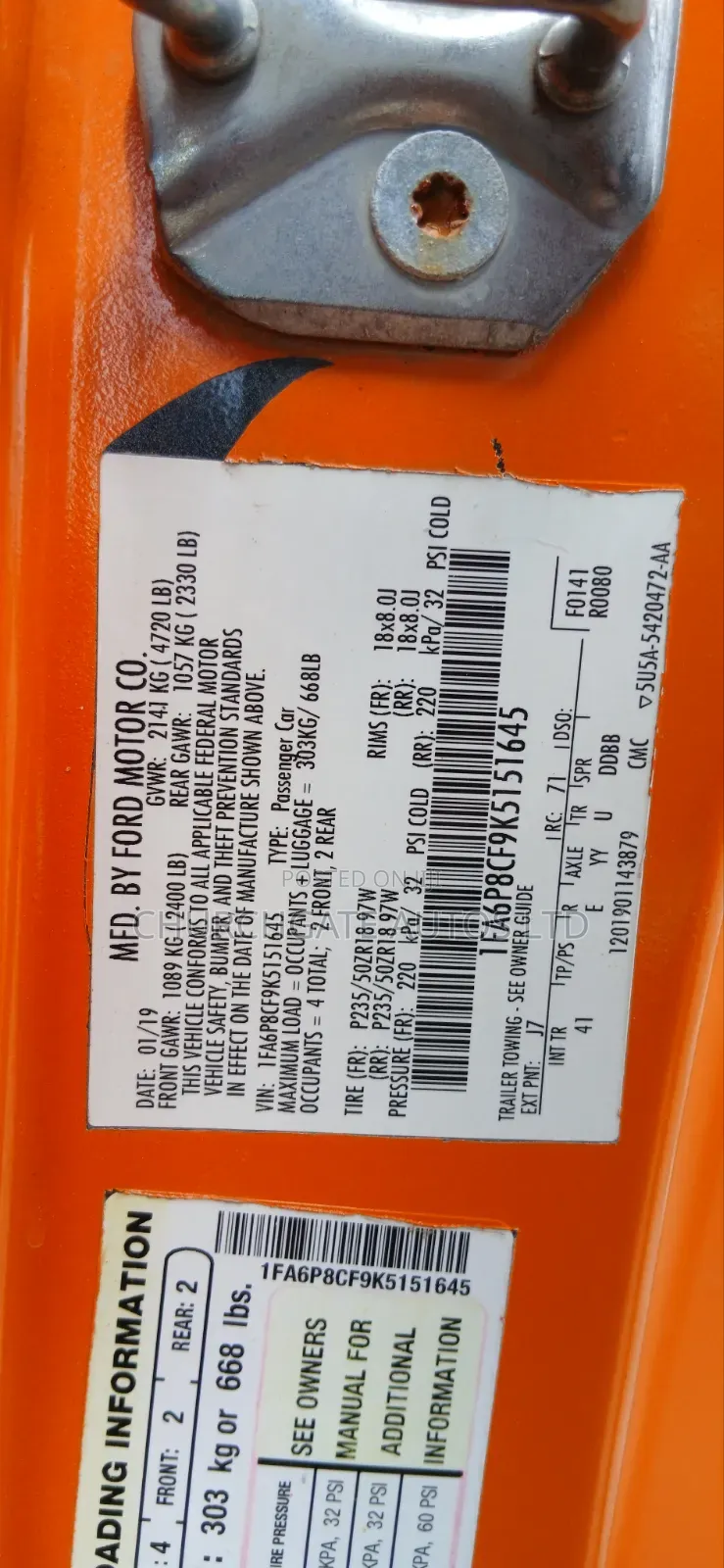 Ford GT 2019 Orange
