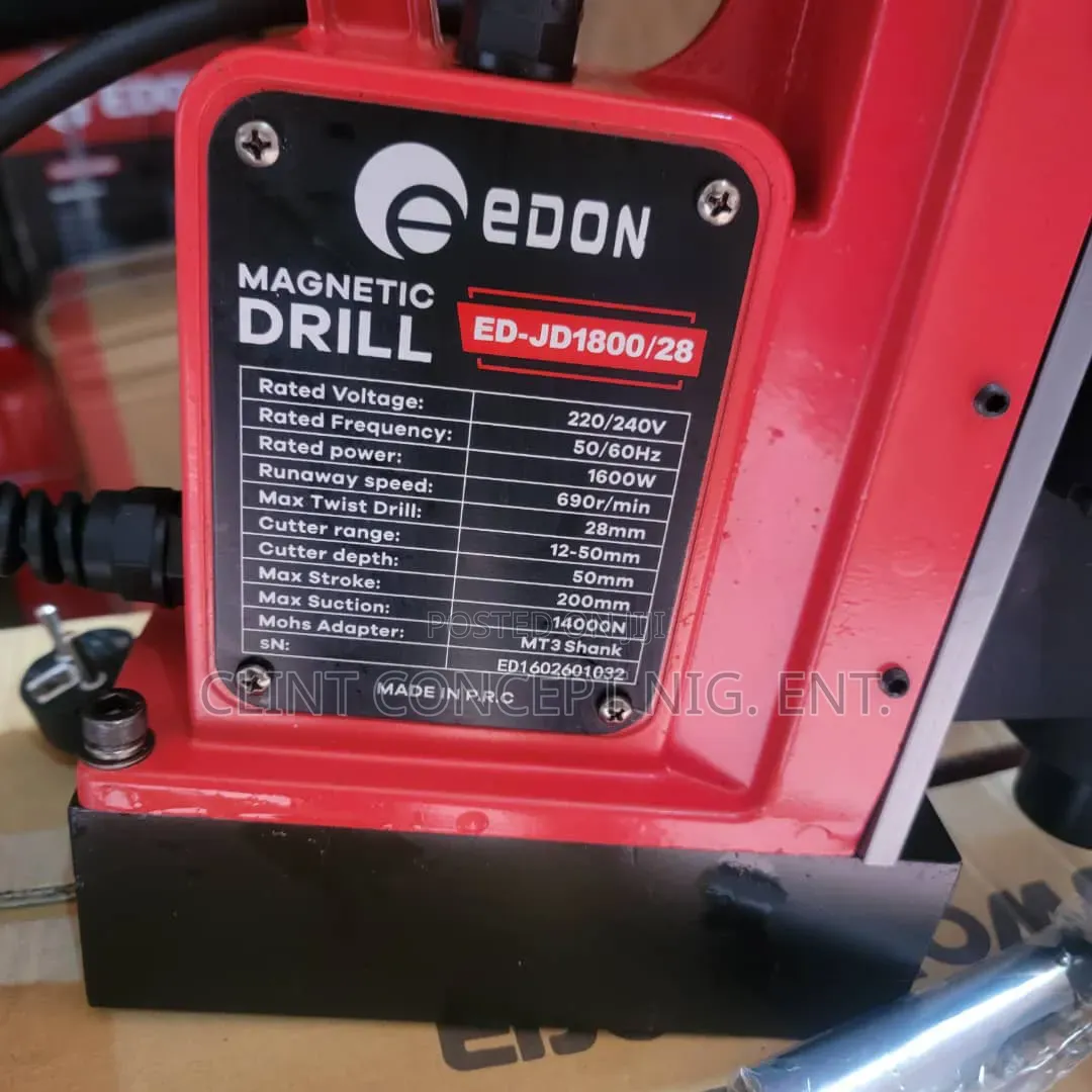 Edon ED-JD1800/28 Magnetic Drill Machine