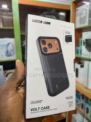 Green Lion Volt Case 6000mah Power Bank Case for iPhone 17 Pro/Pro Max