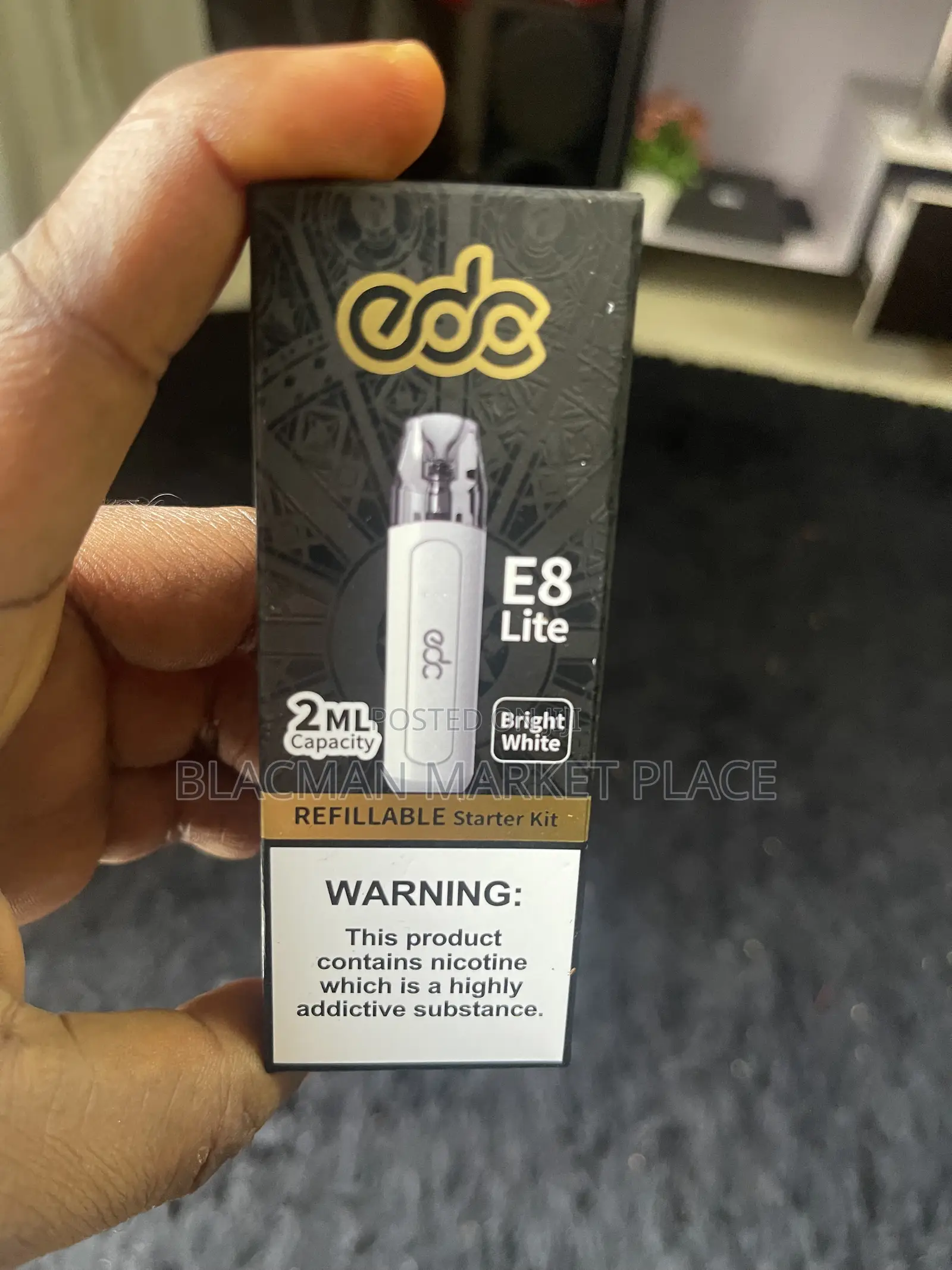 Edc E8 Lite Refillable Pod Kit – 8000 Puffs