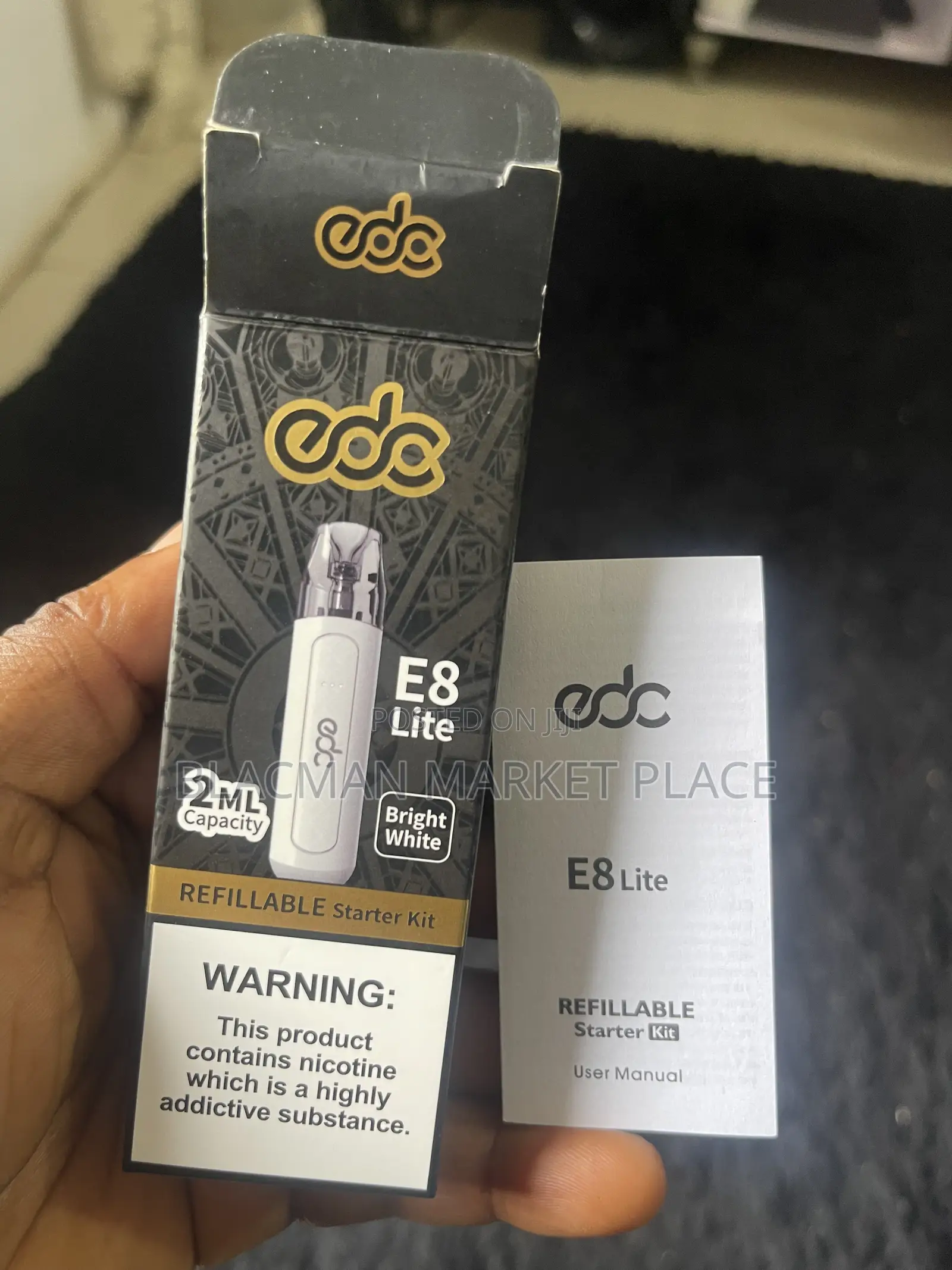 Edc E8 Lite Refillable Pod Kit – 8000 Puffs