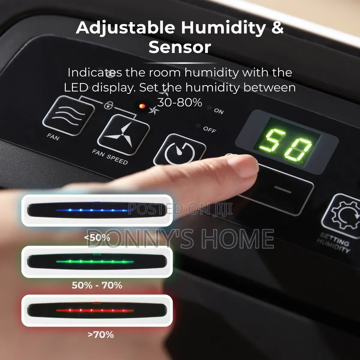 Tower 20L Dehumidifier With 24hr Timer