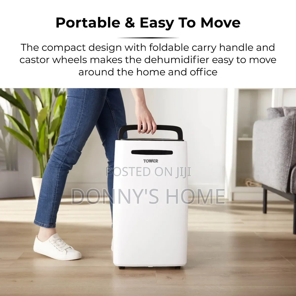Tower 20L Dehumidifier With 24hr Timer