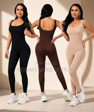 Quality Ladies’ Sleeveless Stretch High Back Ribbed Seamless Bodycon