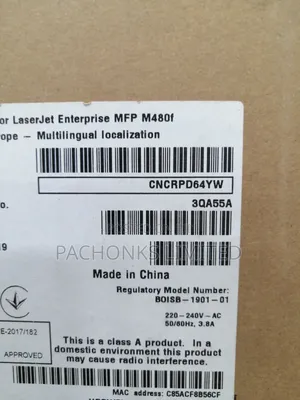 HP Laserjet Enterprise M 480f