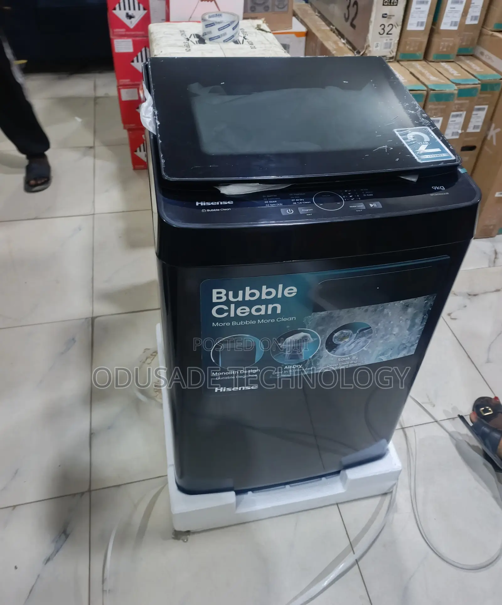 Efficient 9KG HISENSE Top Load Washer