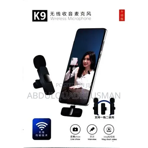 Body Mic Wireless 3 in 1 Microphone for iPhone, Android and Type C