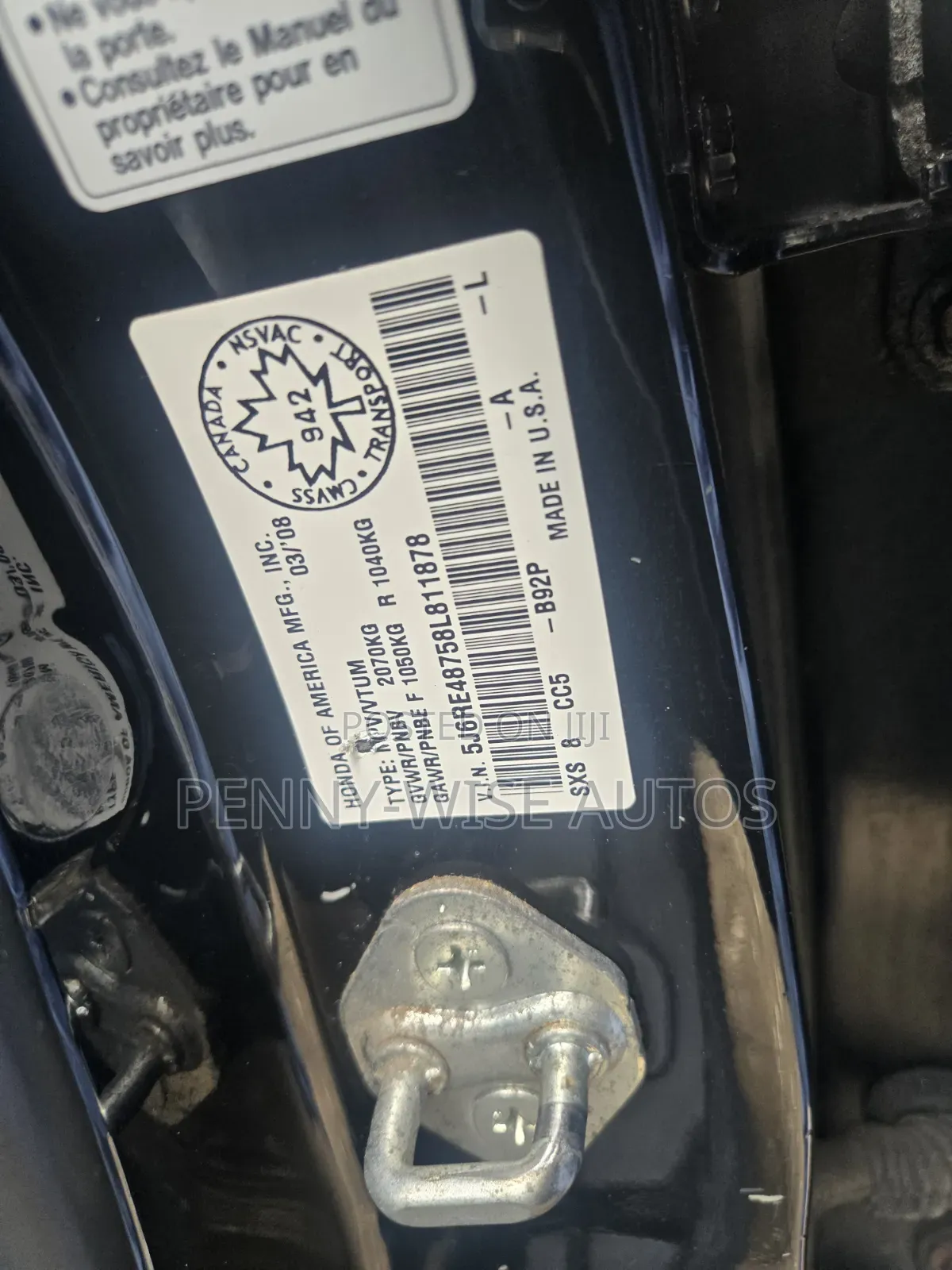 Honda CR-V 2008 Black
