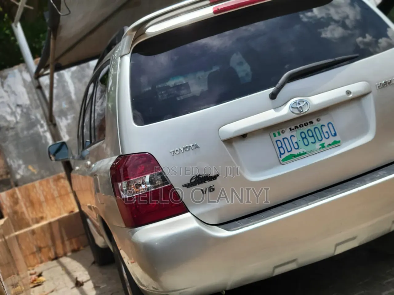 Toyota Highlander V6 2007 Silver