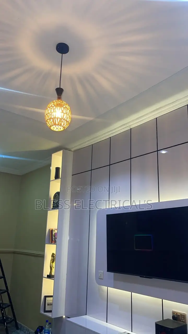 Bamboo Woven Pendant Light