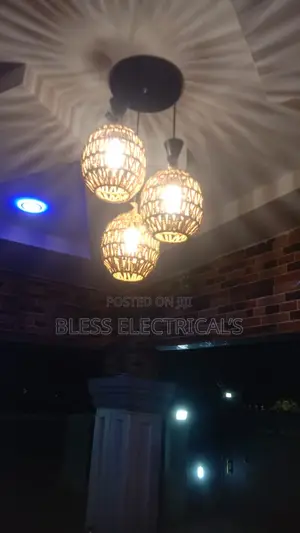 Bamboo Woven Pendant Light