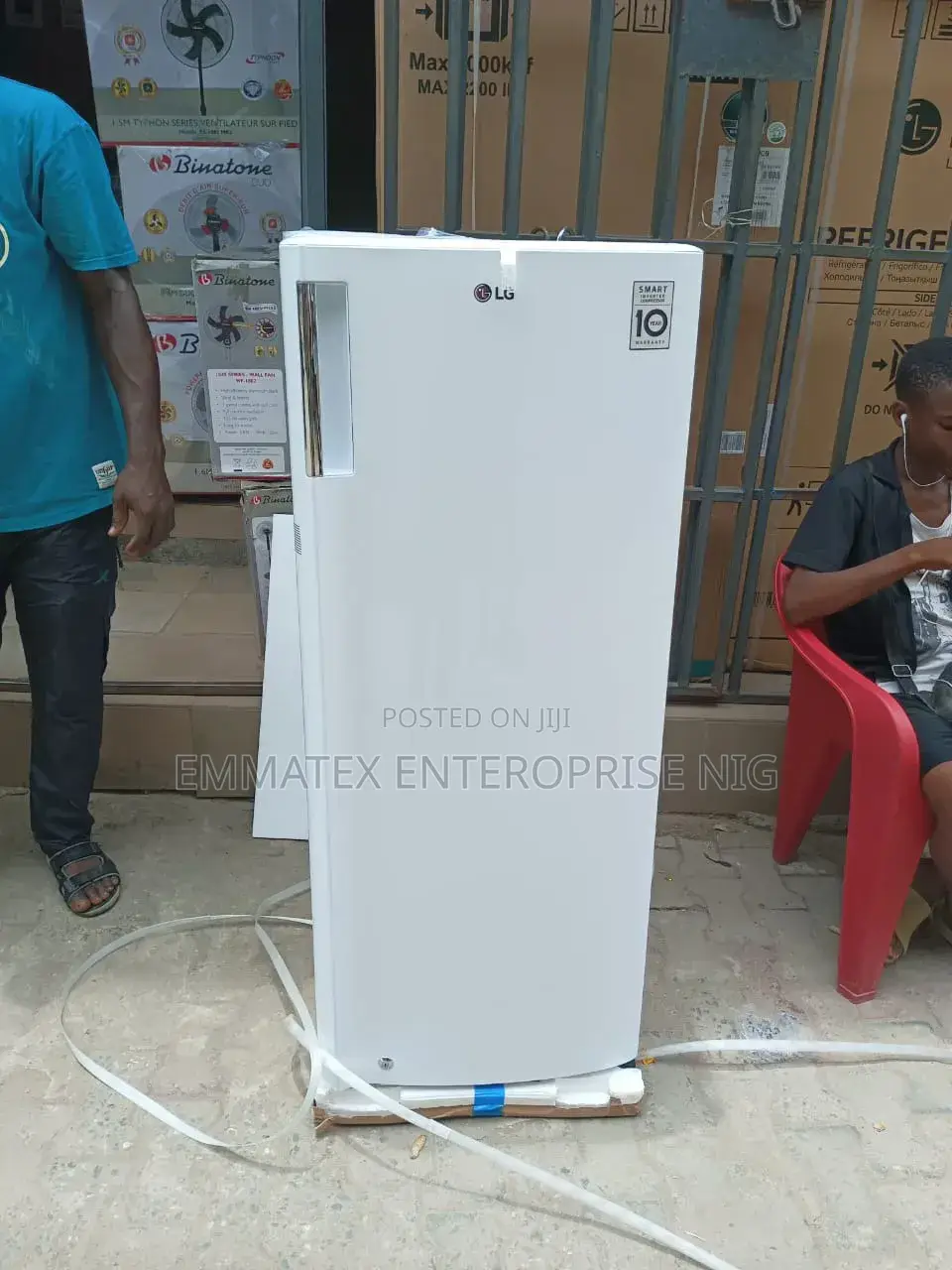 LG Upright Freezer for Ice Block Making 6 Step