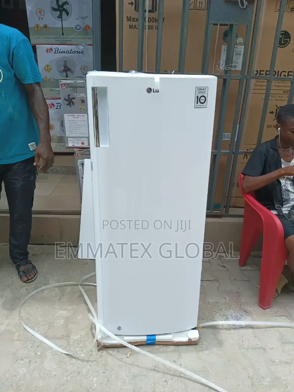 LG Upright Freezer for Ice Block Making 6 Step