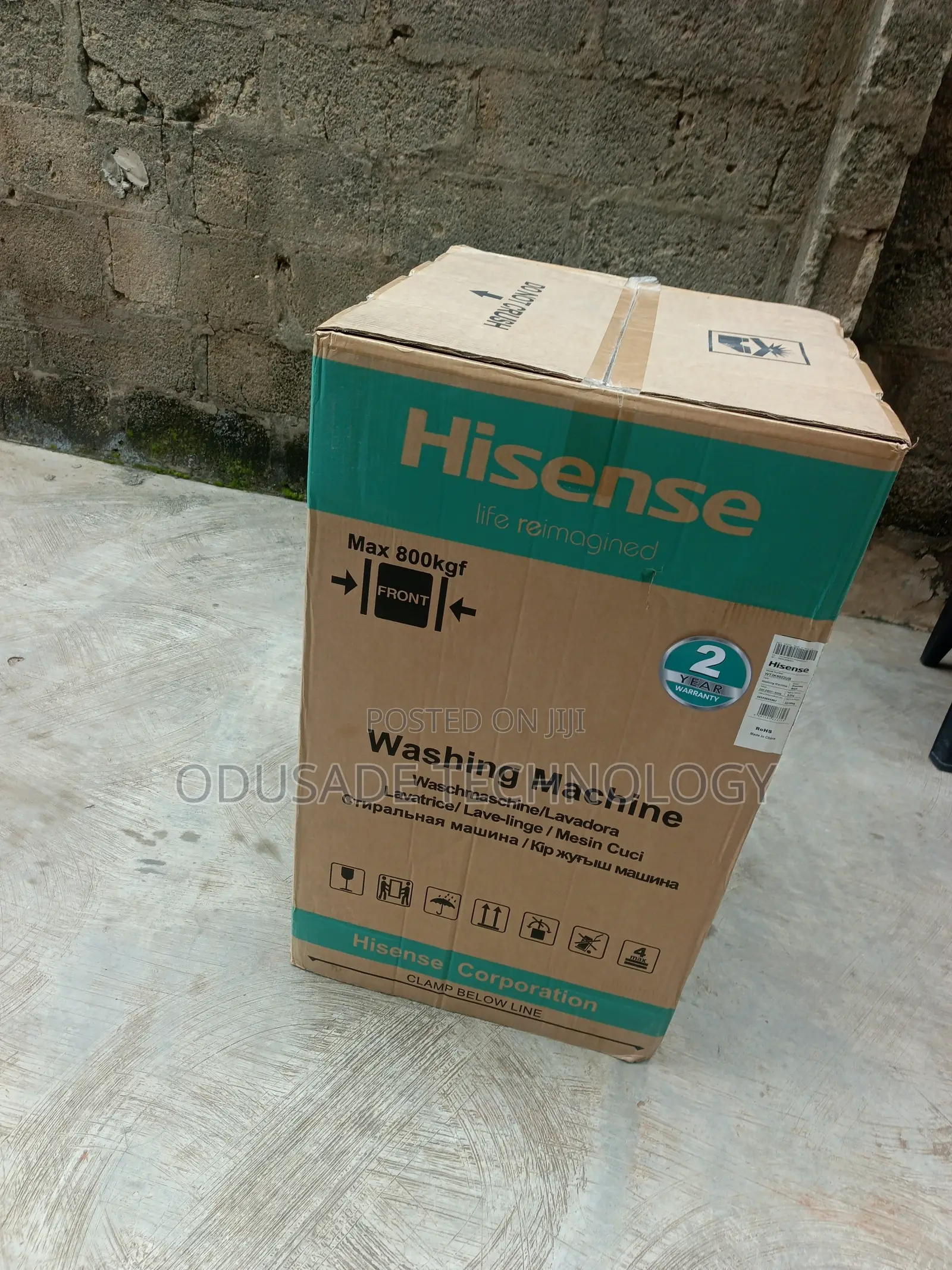 Top Load Automatic Washer HISENSE 9KG