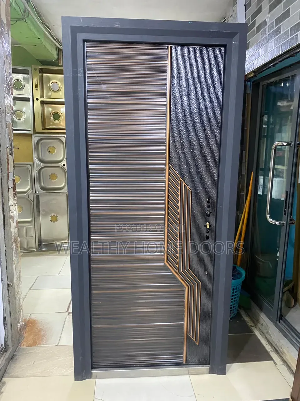 Heavy-Duty Turkish Armored Entrance Door