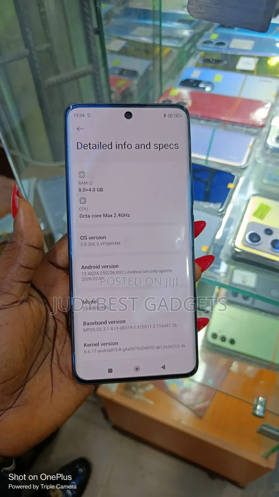 Xiaomi Redmi Note 15 256 GB Black