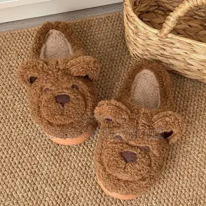 Fluffy Bear Slippers