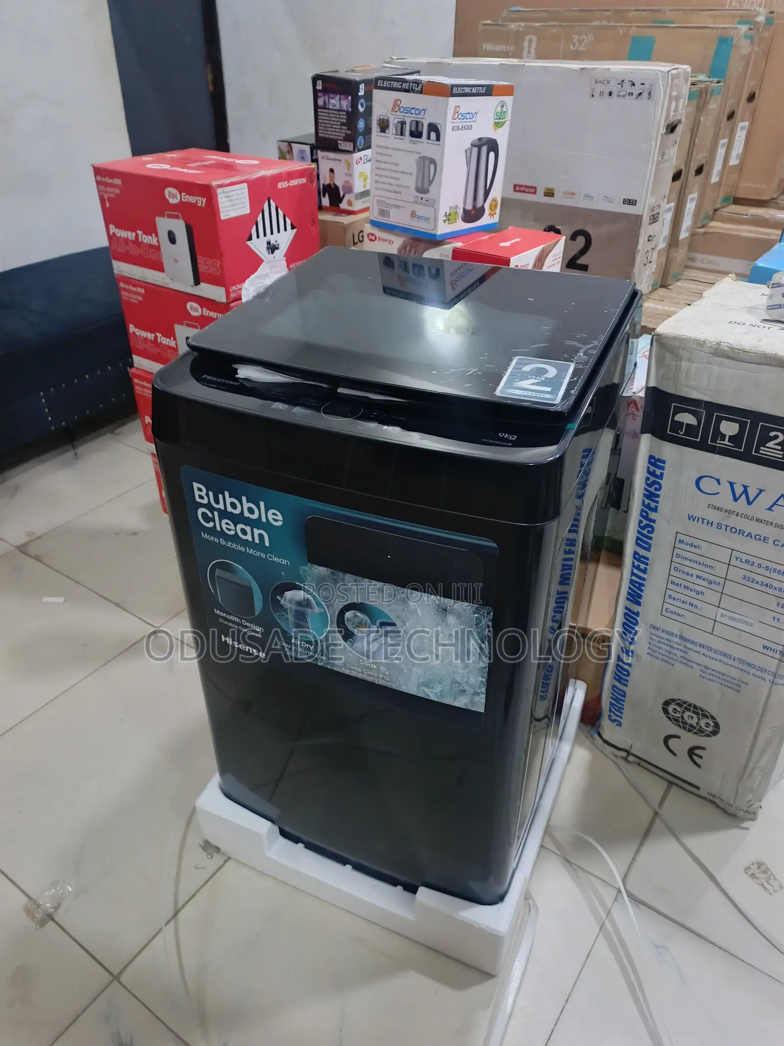 HISENSE Premium Top Loading Washer 9KG