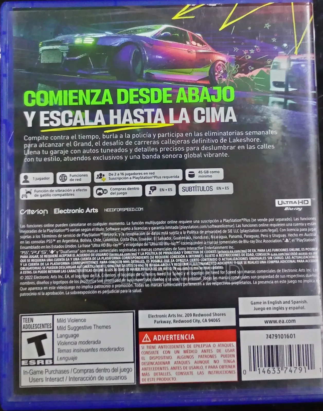 Ps5 Need for Speed: Unbound