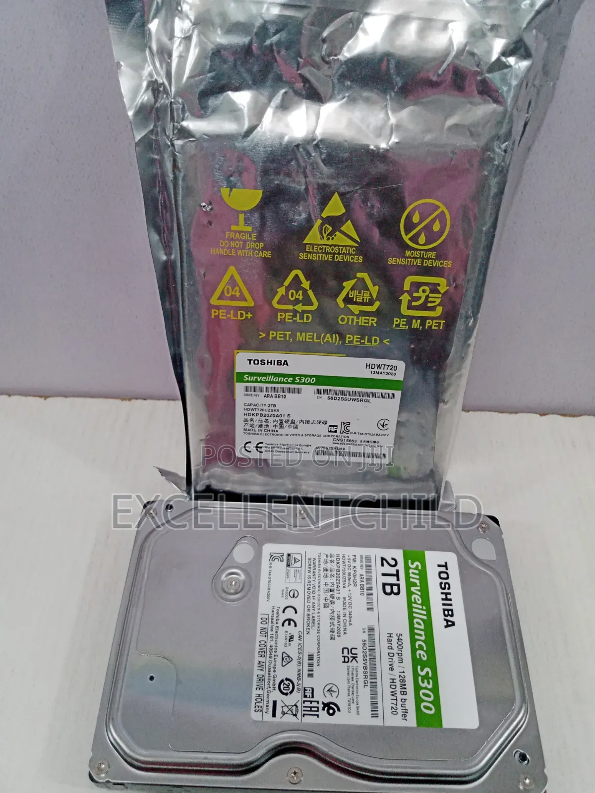 Toshiba 2tb Sata Surveillance HDD Desktop