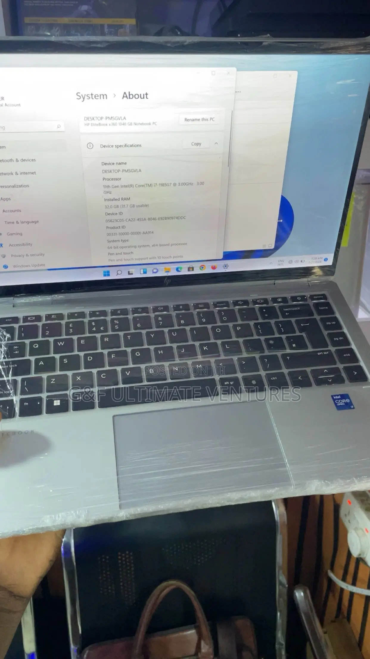 New Laptop HP EliteBook 1040 G8 32GB Intel Core i7 SSD 512GB