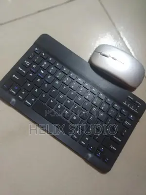 Portable Wireless Bluetooth Keyboard + Mouse Bundle for Tablet Phone