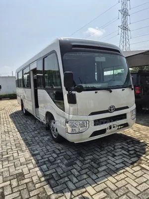 New Toyota Coaster 2025 White