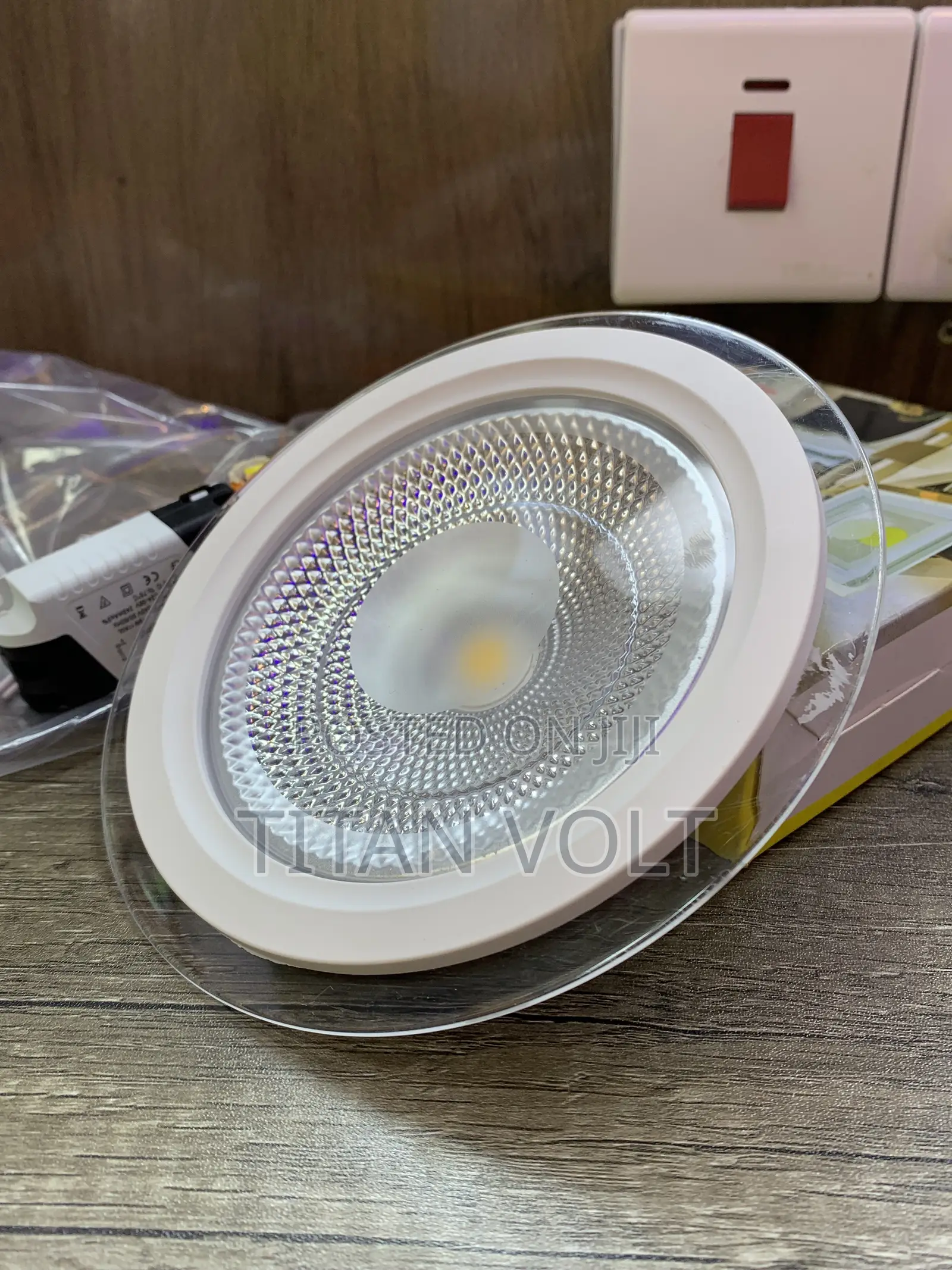 LED POP Ceiling Light – 12 Watt, Glass Cover