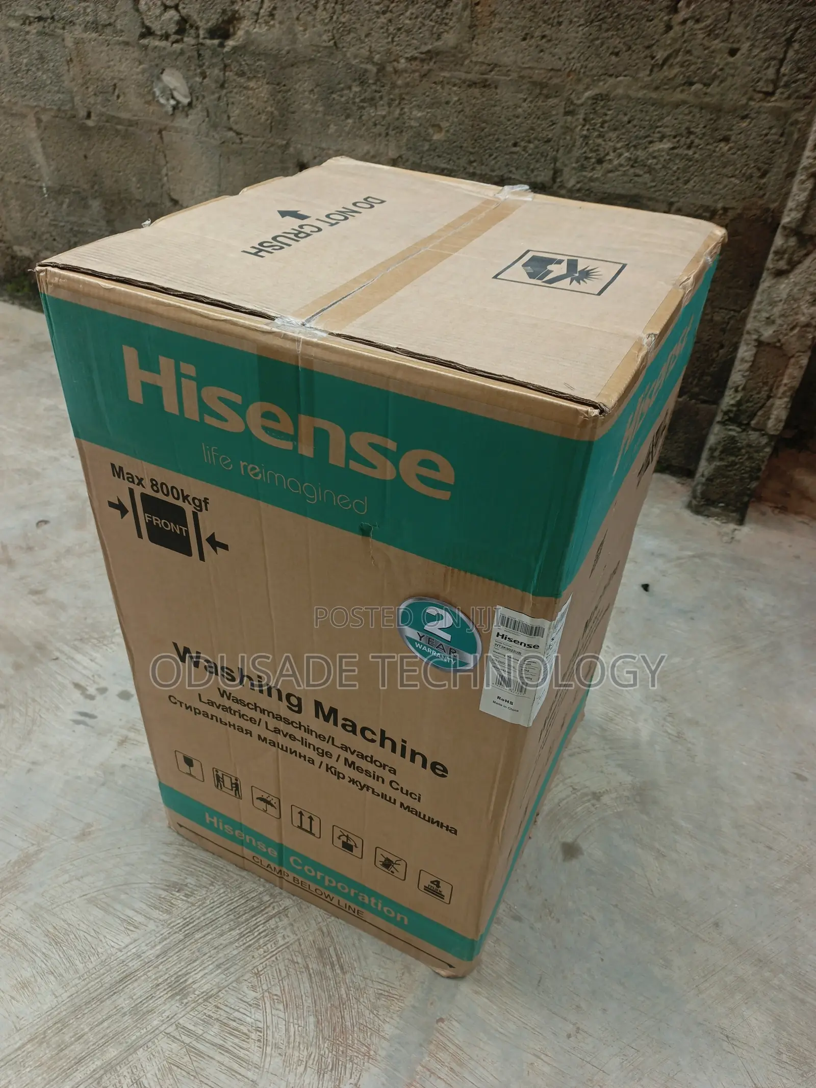 9KG HISENSE Top Load Clothes Washer