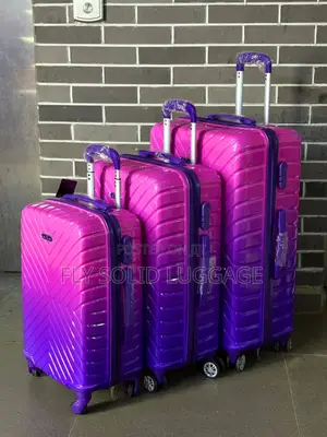 Original Set of 3 Fly Rubber Luggage Box