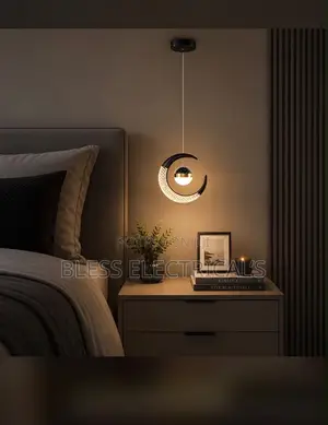Crescent Moon Pendant Light