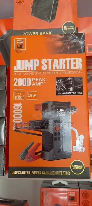 New Age 2000A Jump Starter 16000mAh