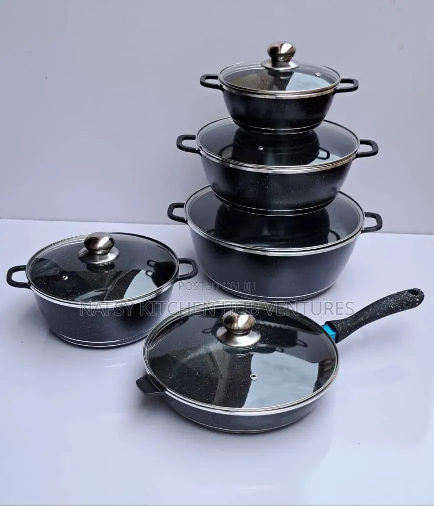 5pcs Diecast Pot Set