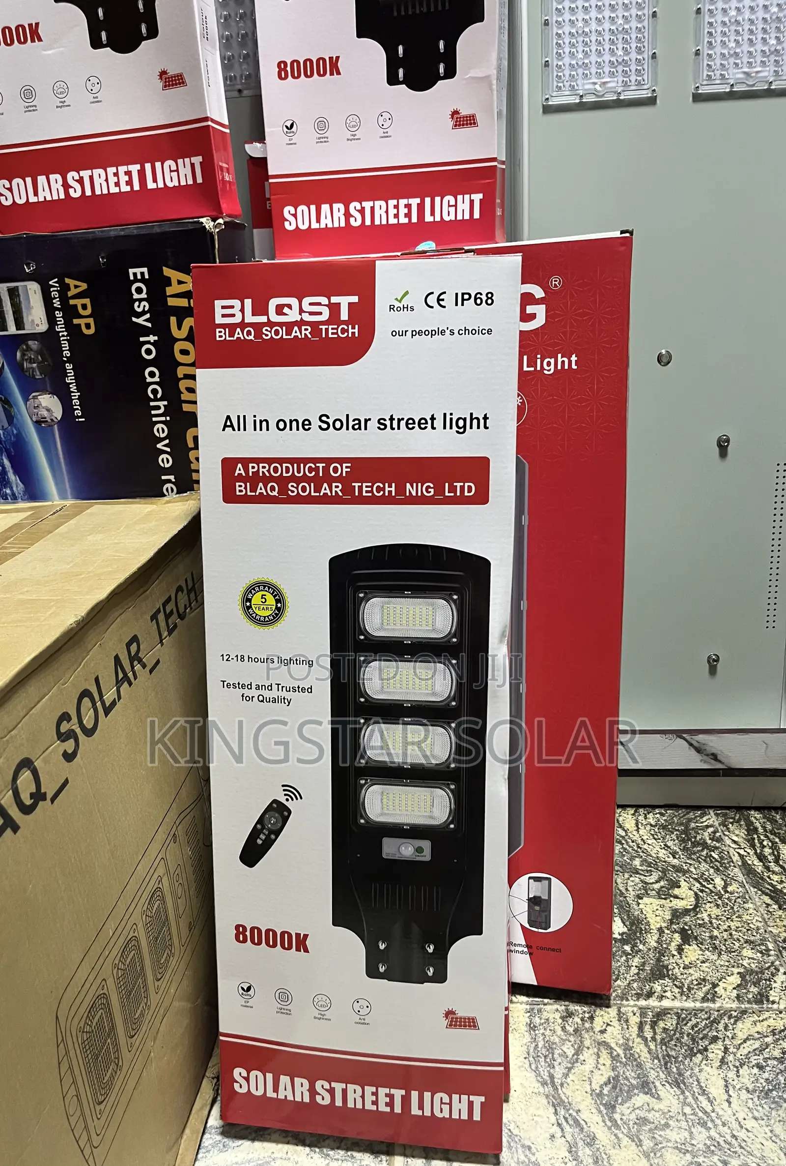 BLQST All-in-One Solar Street Light