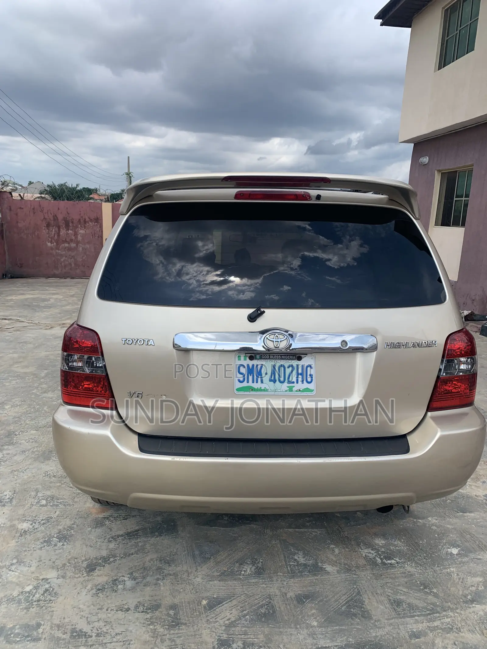 Toyota Highlander V6 2005 Gold