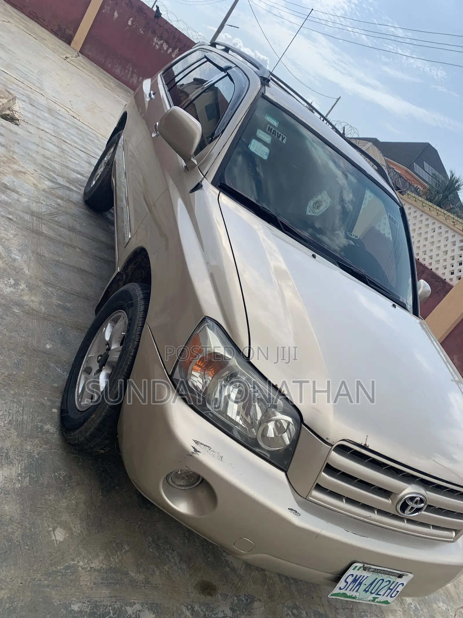 Toyota Highlander V6 2005 Gold