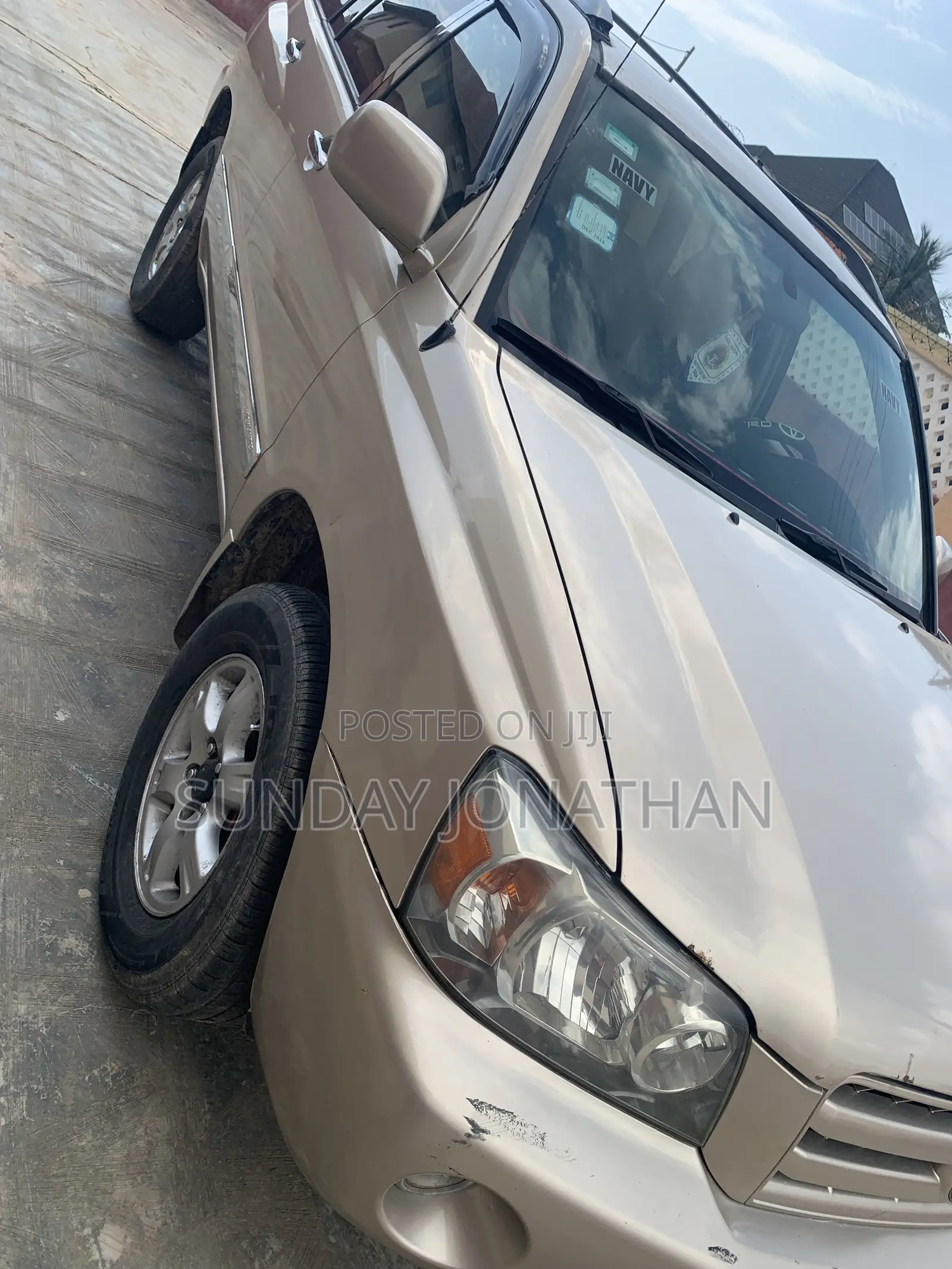 Toyota Highlander V6 2005 Gold