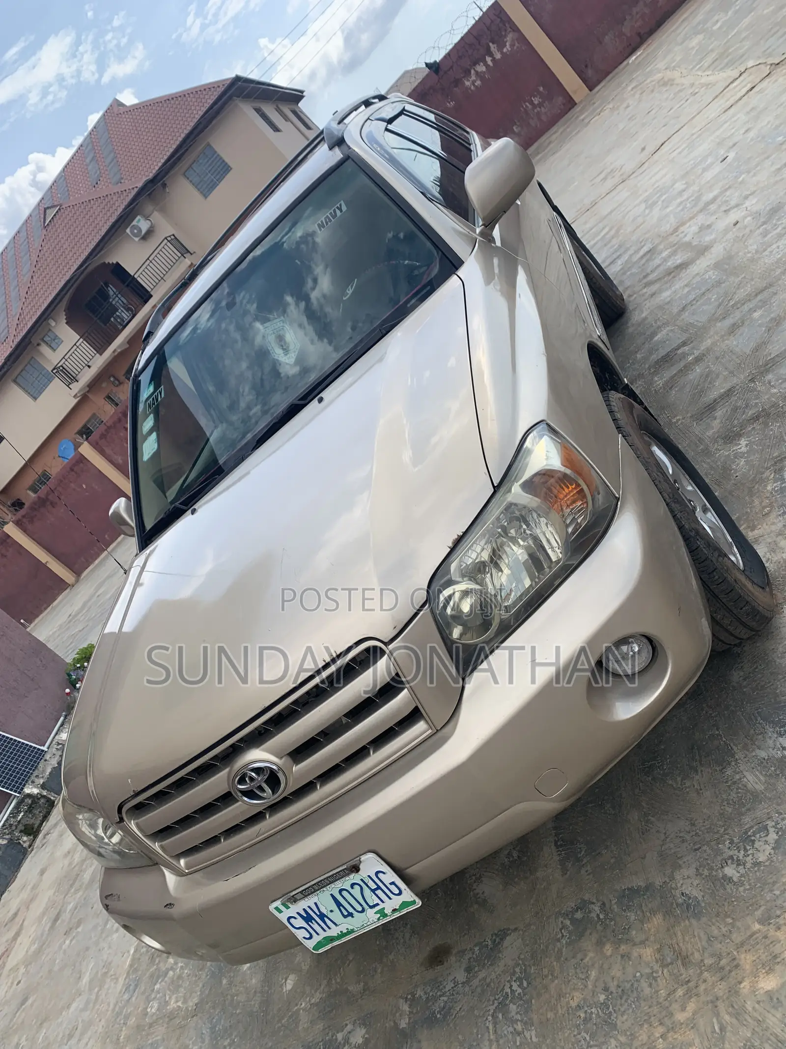 Toyota Highlander V6 2005 Gold