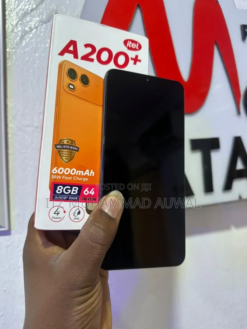New Itel A200+ 64 GB Blue
