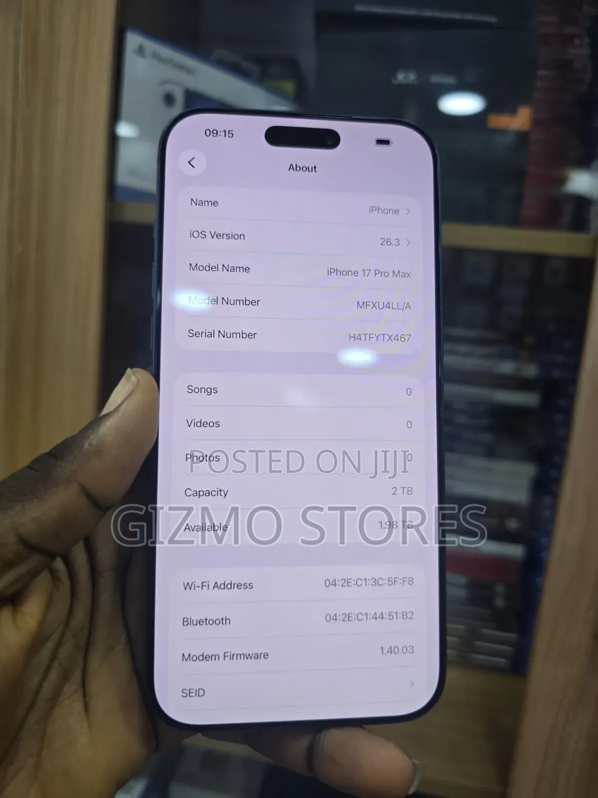 Apple iPhone 17 Pro Max 2 TB Blue