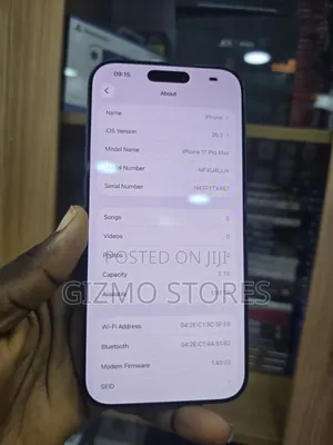 Apple iPhone 17 Pro Max 2 TB Blue