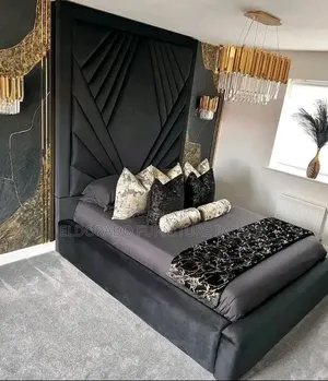Full Height Padded Fabric Bedframe