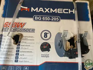 8” Maxmech 650W Bench Grinder (Model BG 650-205)