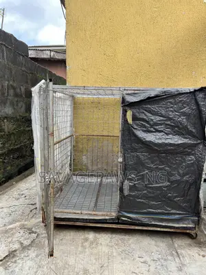 Solid Iron Dog Cage Available