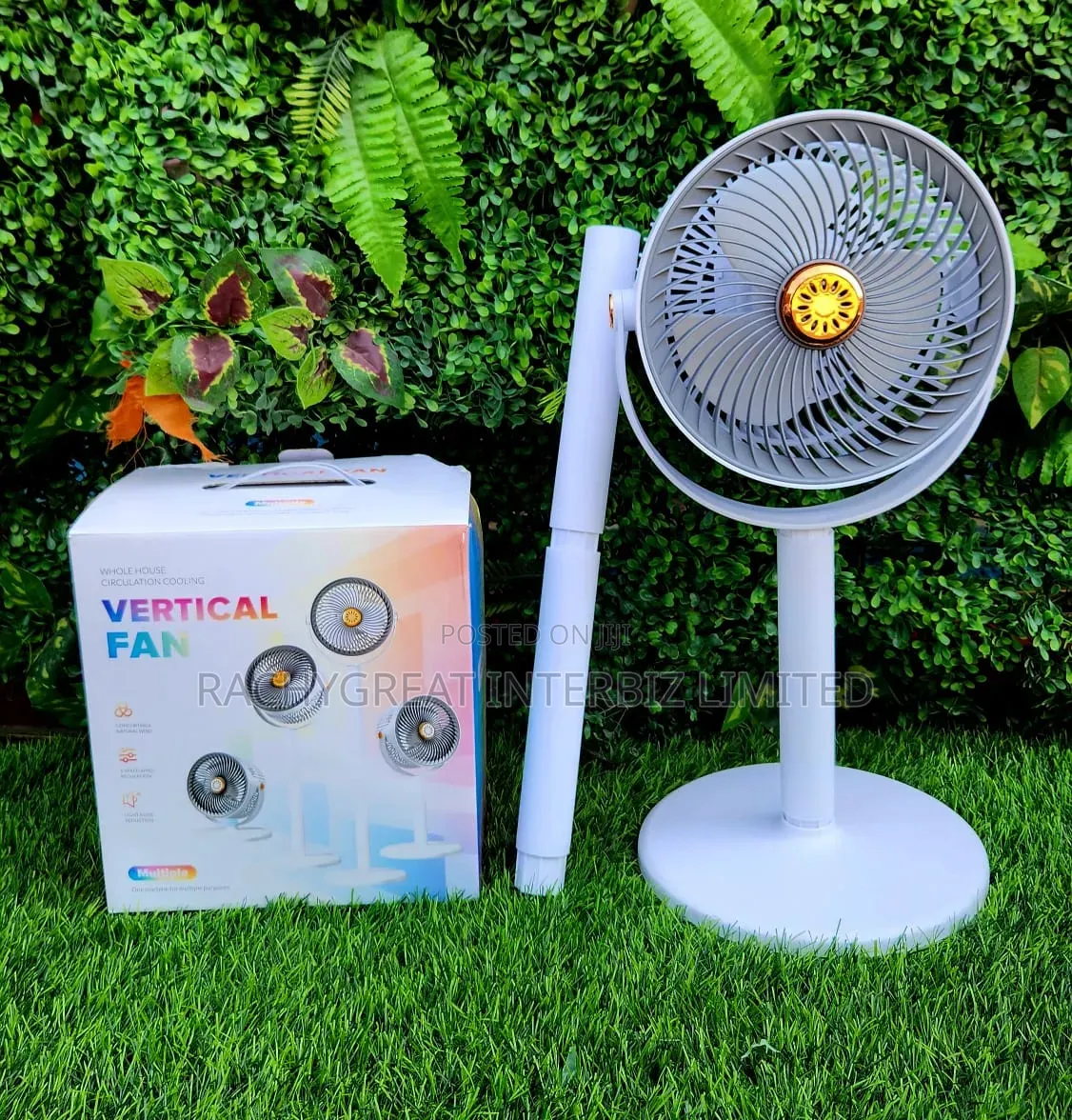 5-Speed Adjustable Vertical Standing Fan for Home, Office Outdoors