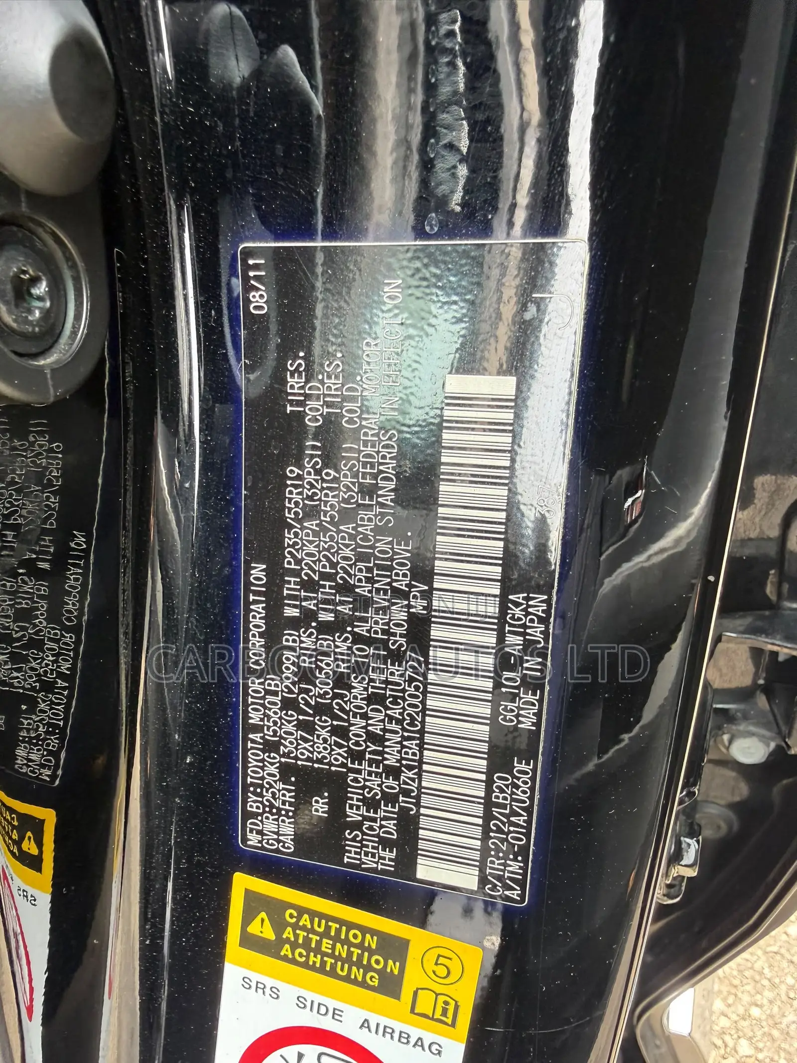 Lexus RX 2012 Black