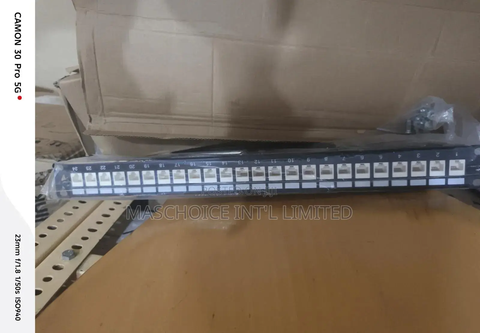 Millennials UTP CAT6A 24-Port Patch Panel