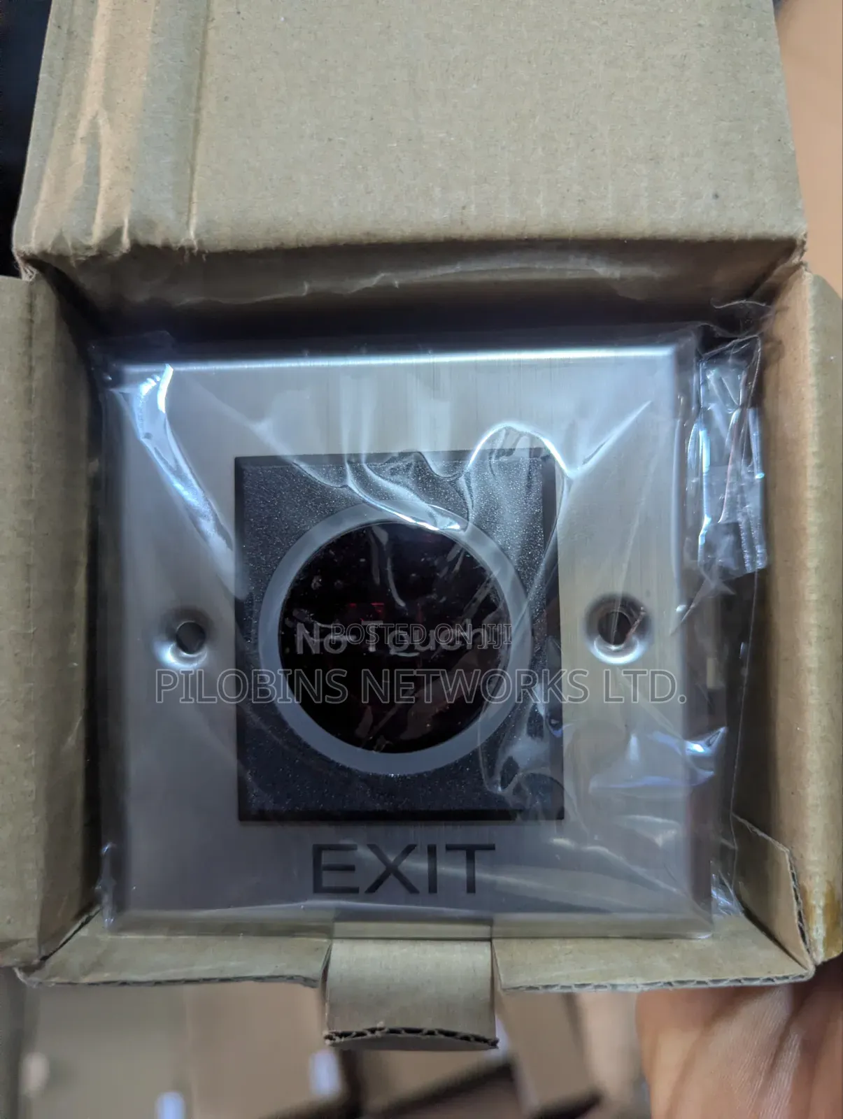 Non Touch Exit Buttons